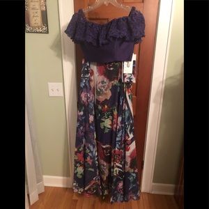 Ellie Wilde 2 piece formal gown